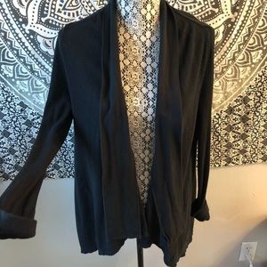 Black cardigan